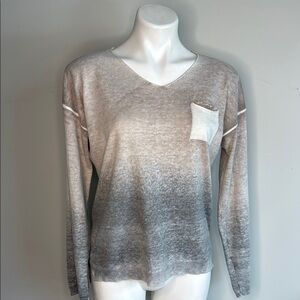 Charlie B Linen Cotton Sequin Detail V a neck Sweater
Small